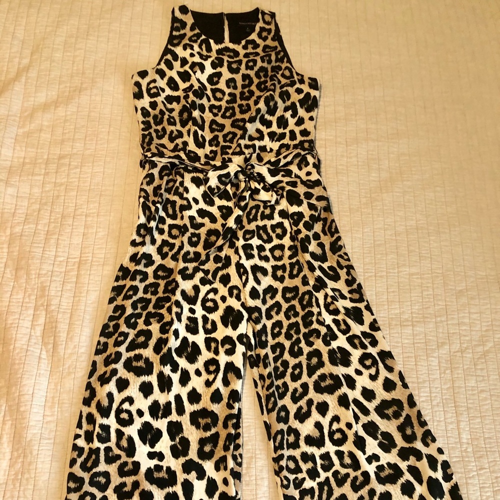 Leopard print jumpsuit